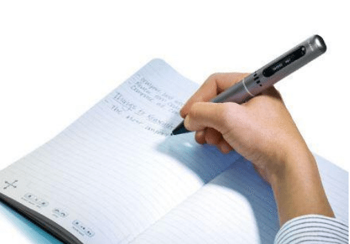 Figure 5 - LiveScribe Echo Pen taking notes