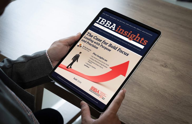 business broker reading ibba insights magazine